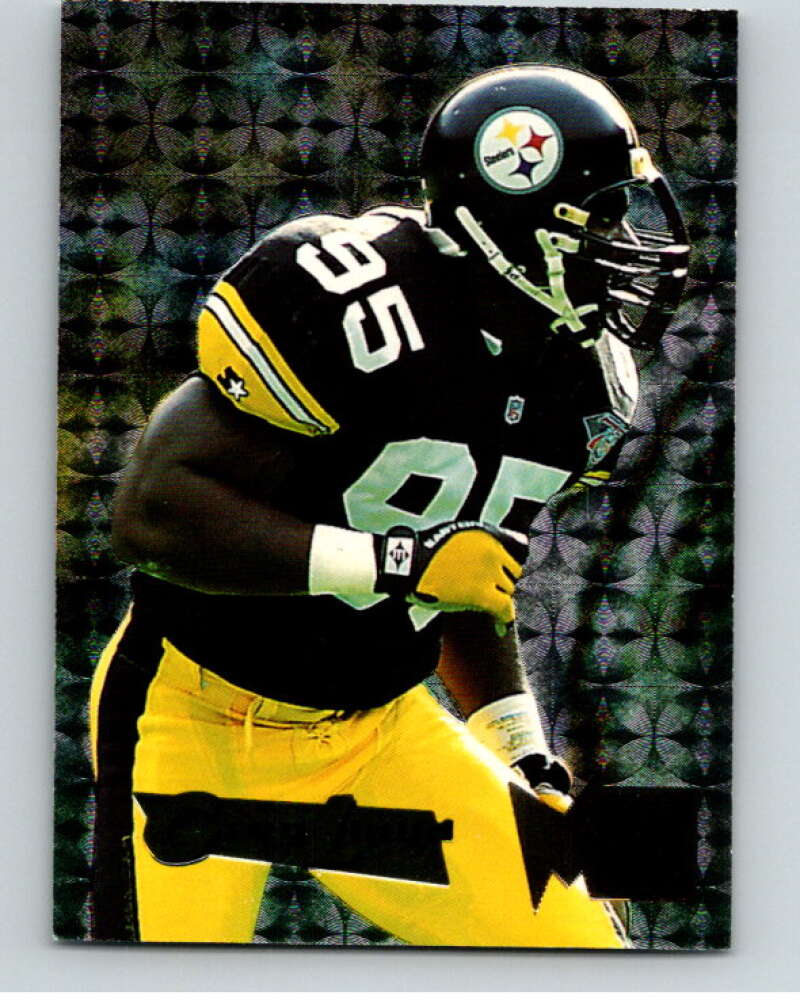 1995 Fleer Metal #153 Greg Lloyd  Pittsburgh Steelers  V89411 Image 1