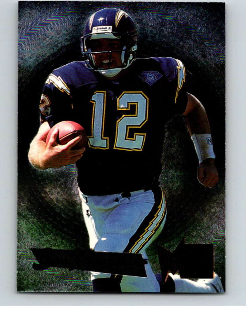 1995 Fleer Metal #165 Stan Humphries  San Diego Chargers  V89422 Image 1