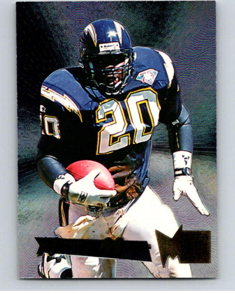 1995 Fleer Metal #167 Natrone Means  San Diego Chargers  V89424 Image 1