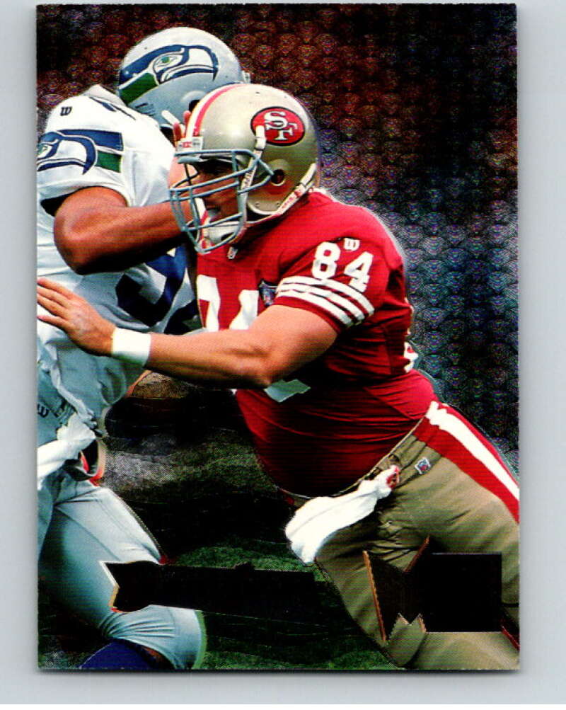 1995 Fleer Metal #173 Brent Jones  San Francisco 49ers  V89430 Image 1