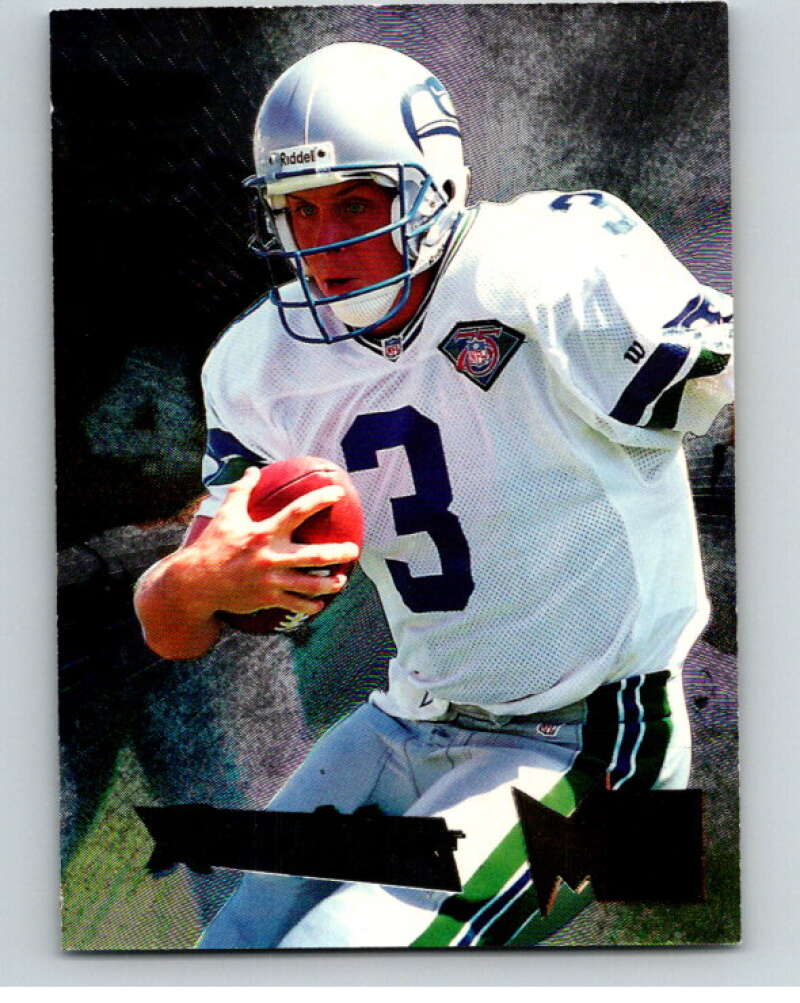 1995 Fleer Metal #184 Rick Mirer  Seattle Seahawks  V89441 Image 1