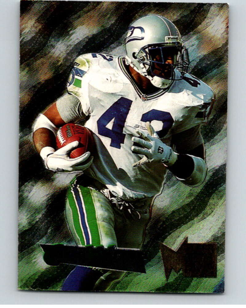 1995 Fleer Metal #185 Chris Warren  Seattle Seahawks  V89442 Image 1