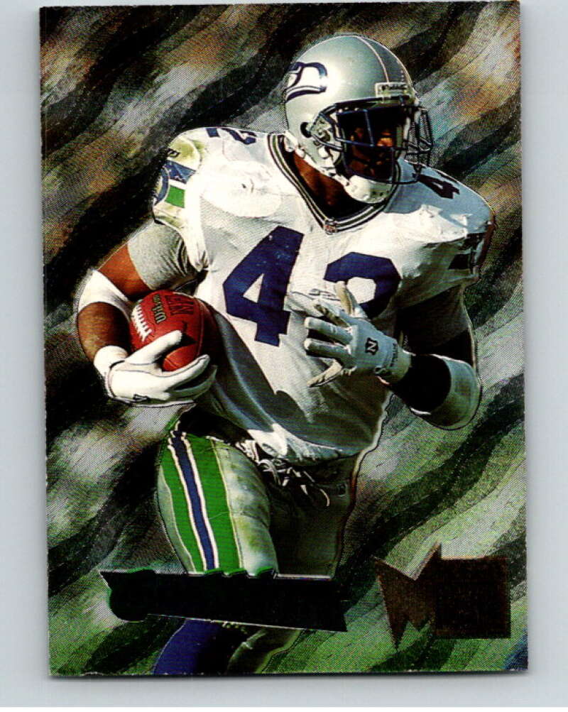 1995 Fleer Metal #185 Chris Warren  Seattle Seahawks  V89443 Image 1