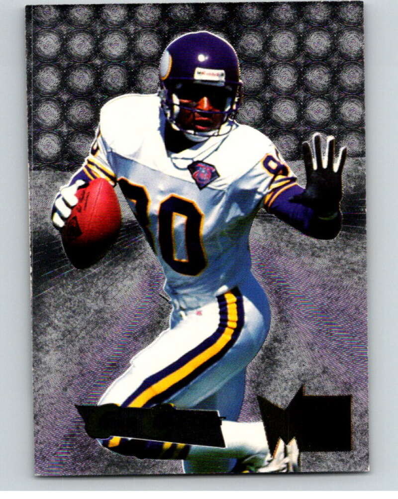 1995 Fleer Metal Silver Flashers #6 Cris Carter  V89461 Image 1