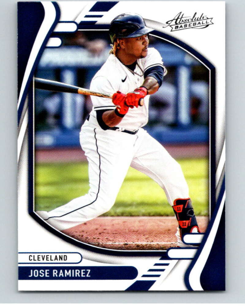 2022 Panini Absolute #19 Jose Ramirez  Cleveland Indians  V89835 Image 1