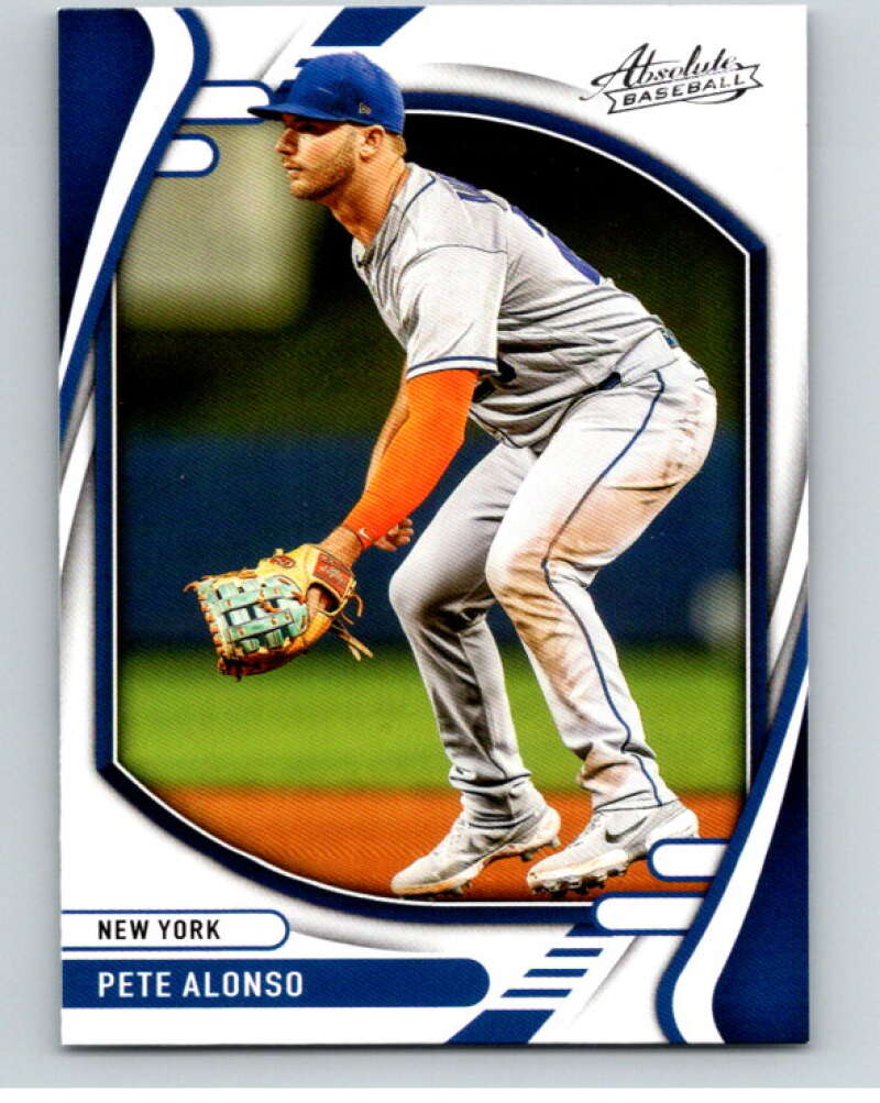 2022 Panini Absolute #34 Pete Alonso  New York Mets  V89839 Image 1