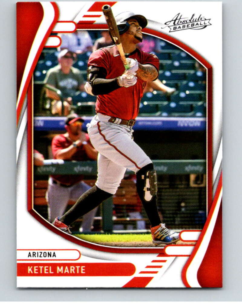 2022 Panini Absolute #53 Ketel Marte  Arizona Diamondbacks  V89844 Image 1