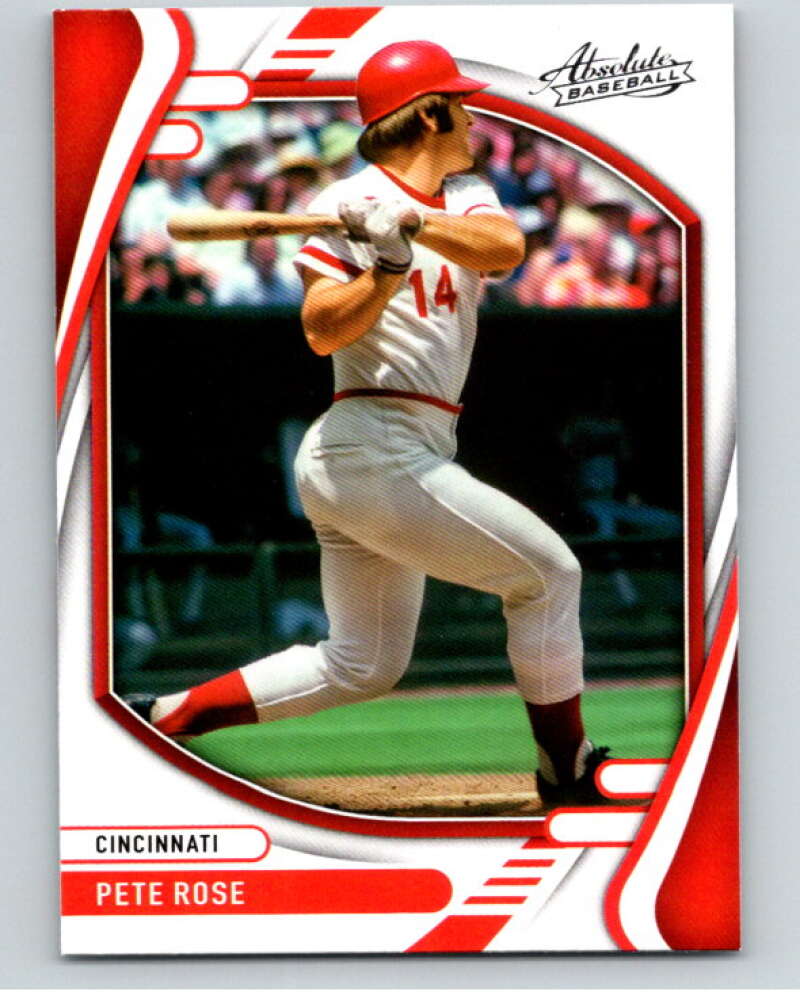 2022 Panini Absolute #81 Pete Rose  Cincinnati Reds  V89850 Image 1