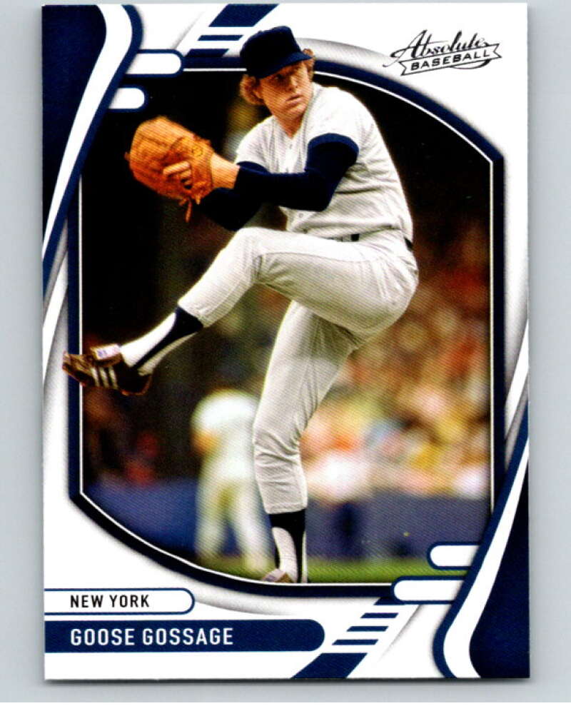 2022 Panini Absolute #95 Goose Gossage  New York Yankees  V89854 Image 1