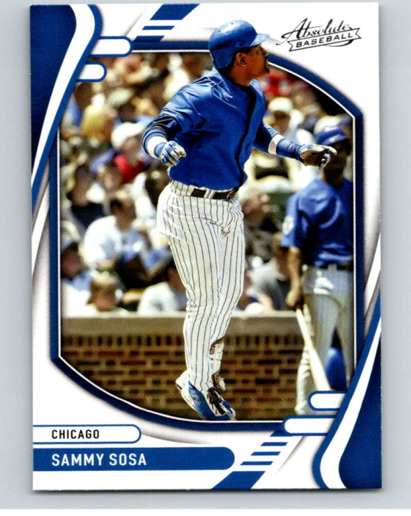 2022 Panini Absolute #99 Sammy Sosa  Chicago Cubs  V89855 Image 1