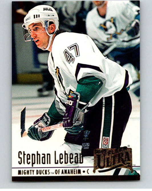 1994-95 Fleer Ultra #5 Stephan Lebeau  Anaheim Ducks  V90150 Image 1