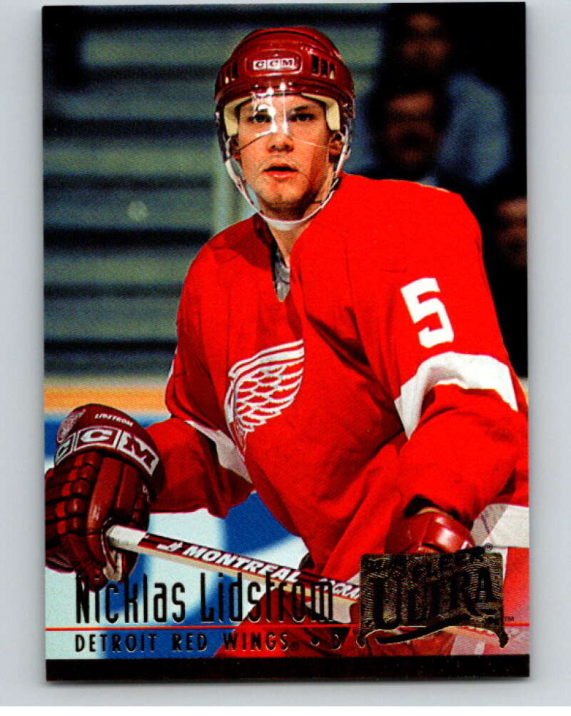 1994-95 Fleer Ultra #62 Nicklas Lidstrom  Detroit Red Wings  V90207 Image 1