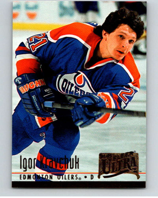 1994-95 Fleer Ultra #72 Igor Kravchuk  Edmonton Oilers  V90217 Image 1