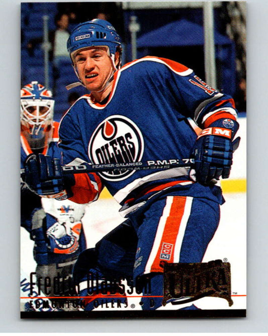 1994-95 Fleer Ultra #74 Fredrik Olausson  Edmonton Oilers  V90219 Image 1