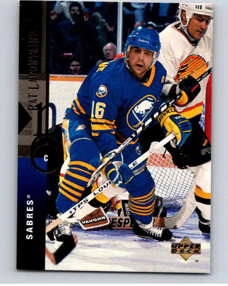 1994-95 Upper Deck #17 Pat LaFontaine  Buffalo Sabres  V90412 Image 1