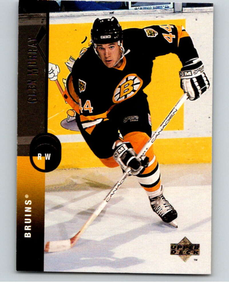 1994-95 Upper Deck #23 Glenn Murray  Boston Bruins  V90418 Image 1