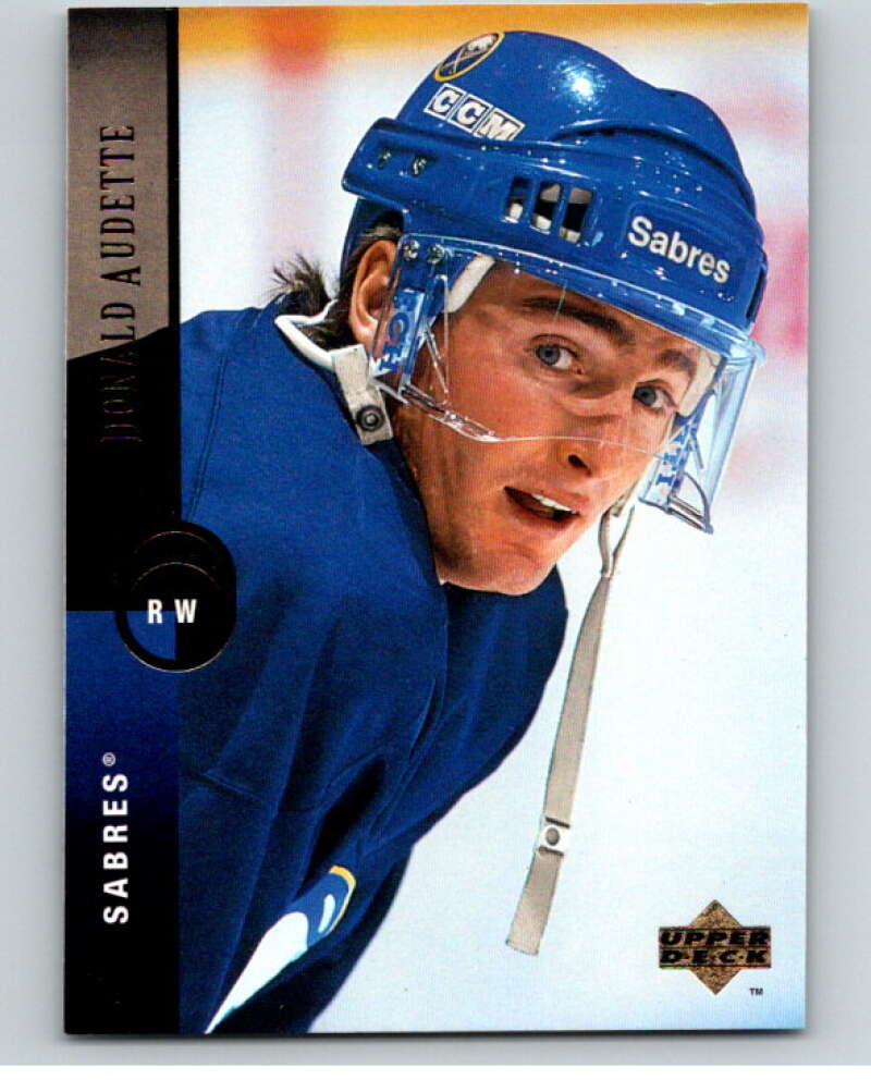 1994-95 Upper Deck #30 Donald Audette  Buffalo Sabres  V90425 Image 1