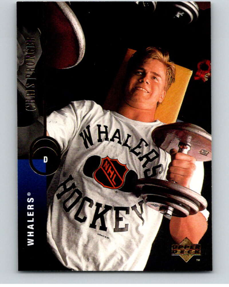 1994-95 Upper Deck #52 Chris Pronger  Hartford Whalers  V90447 Image 1