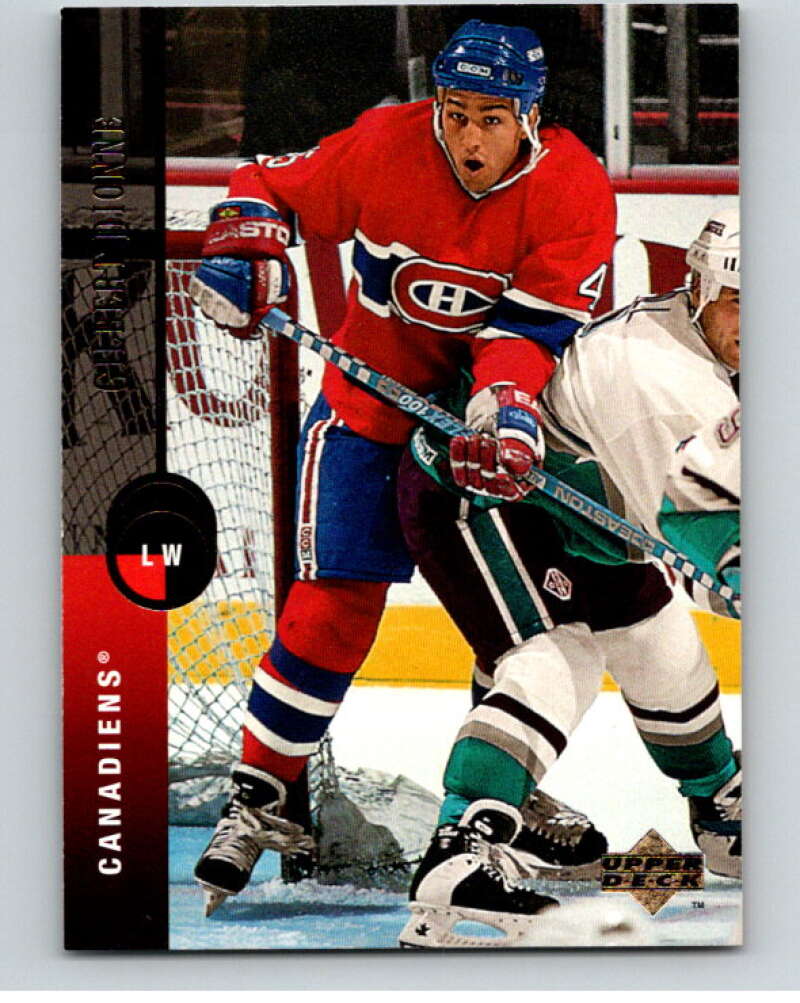 1994-95 Upper Deck #57 Gilbert Dionne  Montreal Canadiens  V90452 Image 1