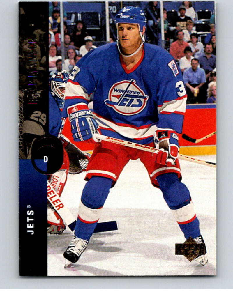 1994-95 Upper Deck #63 Dave Manson  Winnipeg Jets  V90458 Image 1