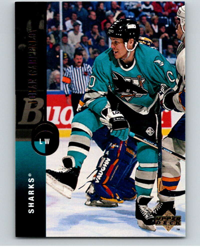 1994-95 Upper Deck #64 Johan Garpenlov  San Jose Sharks  V90459 Image 1