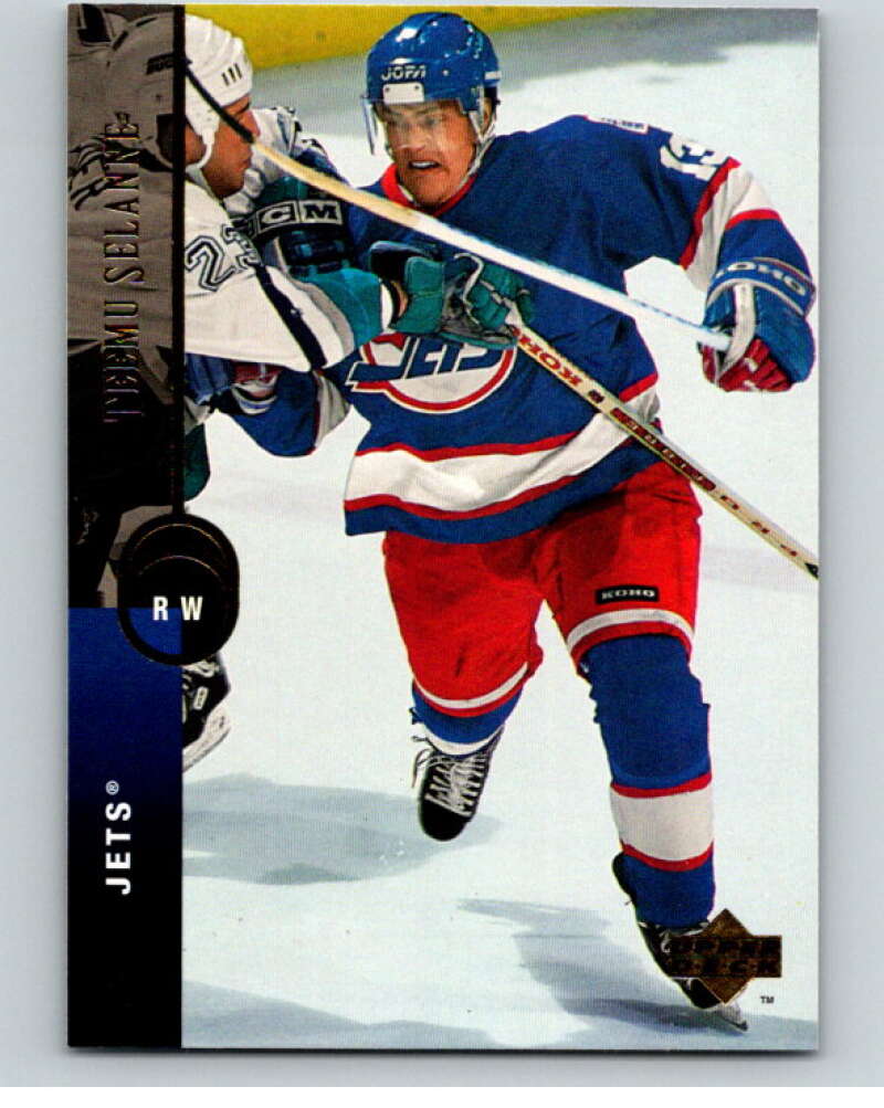 1994-95 Upper Deck #90 Teemu Selanne  Winnipeg Jets  V90485 Image 1