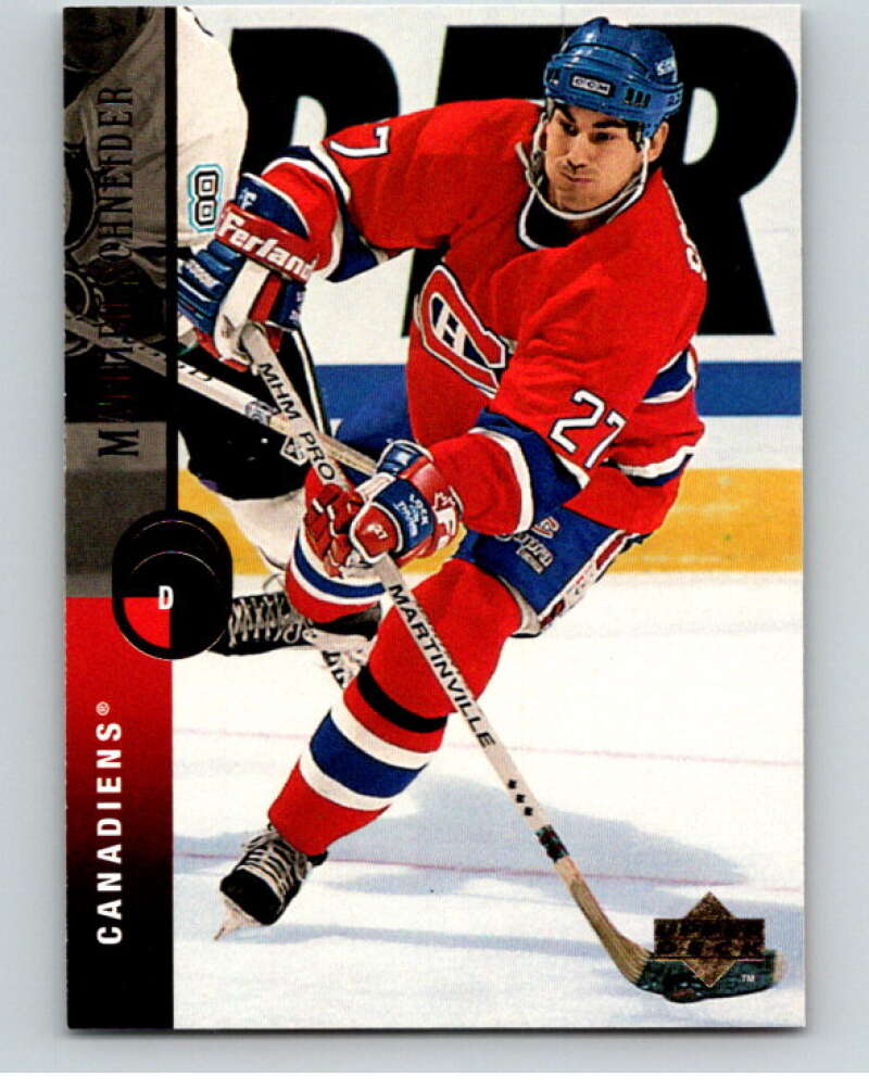 1994-95 Upper Deck #101 Mathieu Schneider  Montreal Canadiens  V90496 Image 1