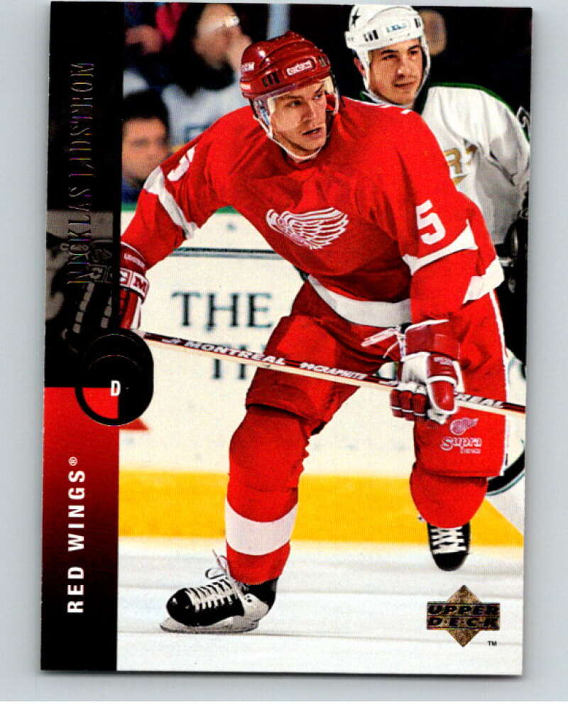 1994-95 Upper Deck #112 Nicklas Lidstrom  Detroit Red Wings  V90507 Image 1