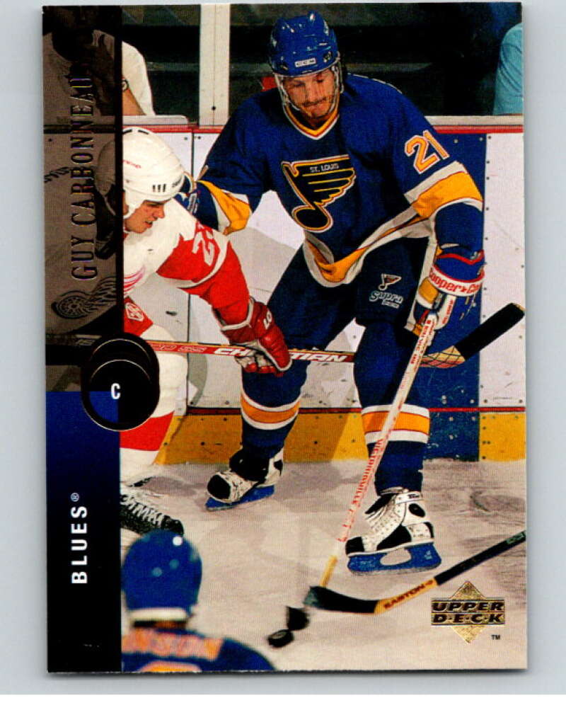 1994-95 Upper Deck #122 Guy Carbonneau  St. Louis Blues  V90517 Image 1
