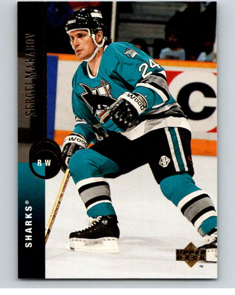 1994-95 Upper Deck #124 Sergei Makarov  San Jose Sharks  V90519 Image 1