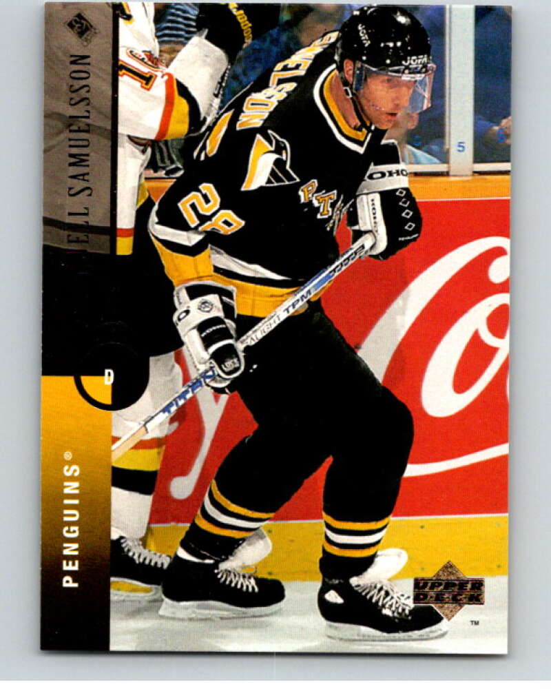 1994-95 Upper Deck #128 Kjell Samuelsson  Pittsburgh Penguins  V90523 Image 1