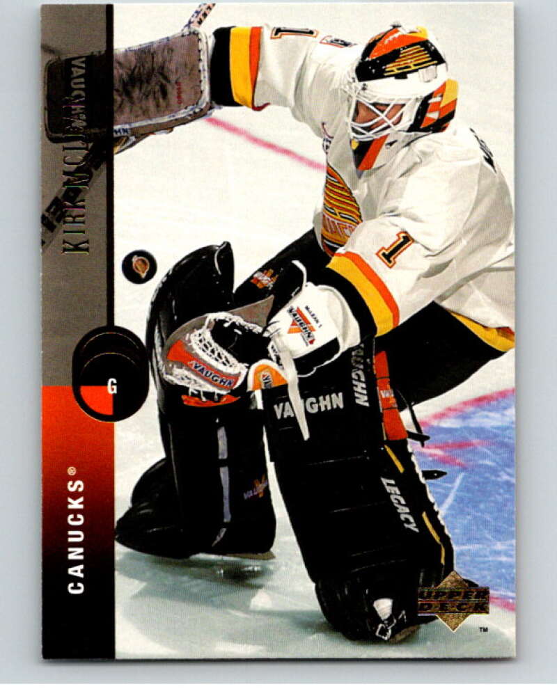 1994-95 Upper Deck #133 Kirk McLean  Vancouver Canucks  V90528 Image 1