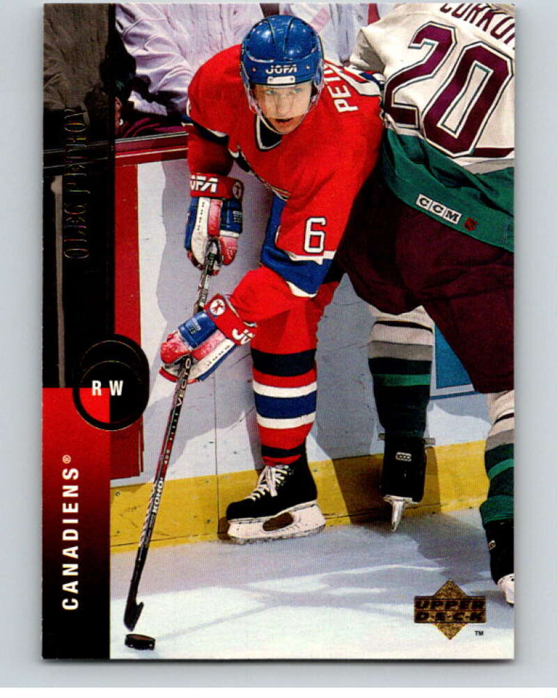 1994-95 Upper Deck #137 Oleg Petrov  Montreal Canadiens  V90532 Image 1