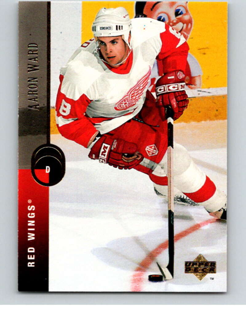 1994-95 Upper Deck #153 Aaron Ward  Detroit Red Wings  V90548 Image 1