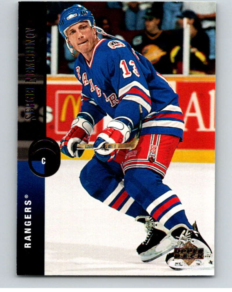 1994-95 Upper Deck #156 Sergei Nemchinov  New York Rangers  V90551 Image 1
