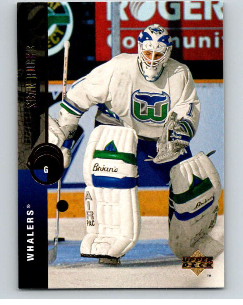 1994-95 Upper Deck #158 Sean Burke  Hartford Whalers  V90553 Image 1