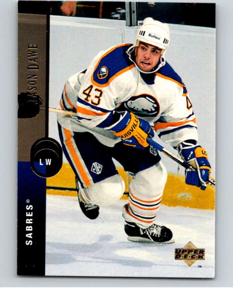 1994-95 Upper Deck #167 Jason Dawe  Buffalo Sabres  V90562 Image 1