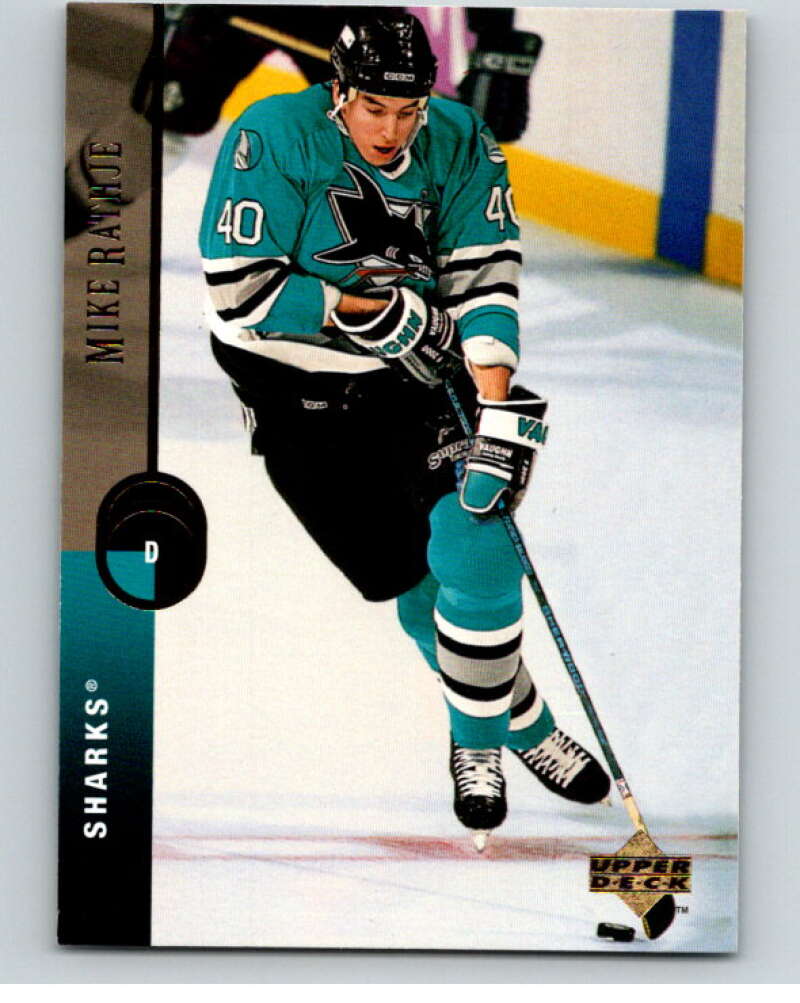 1994-95 Upper Deck #168 Mike Rathje  San Jose Sharks  V90563 Image 1