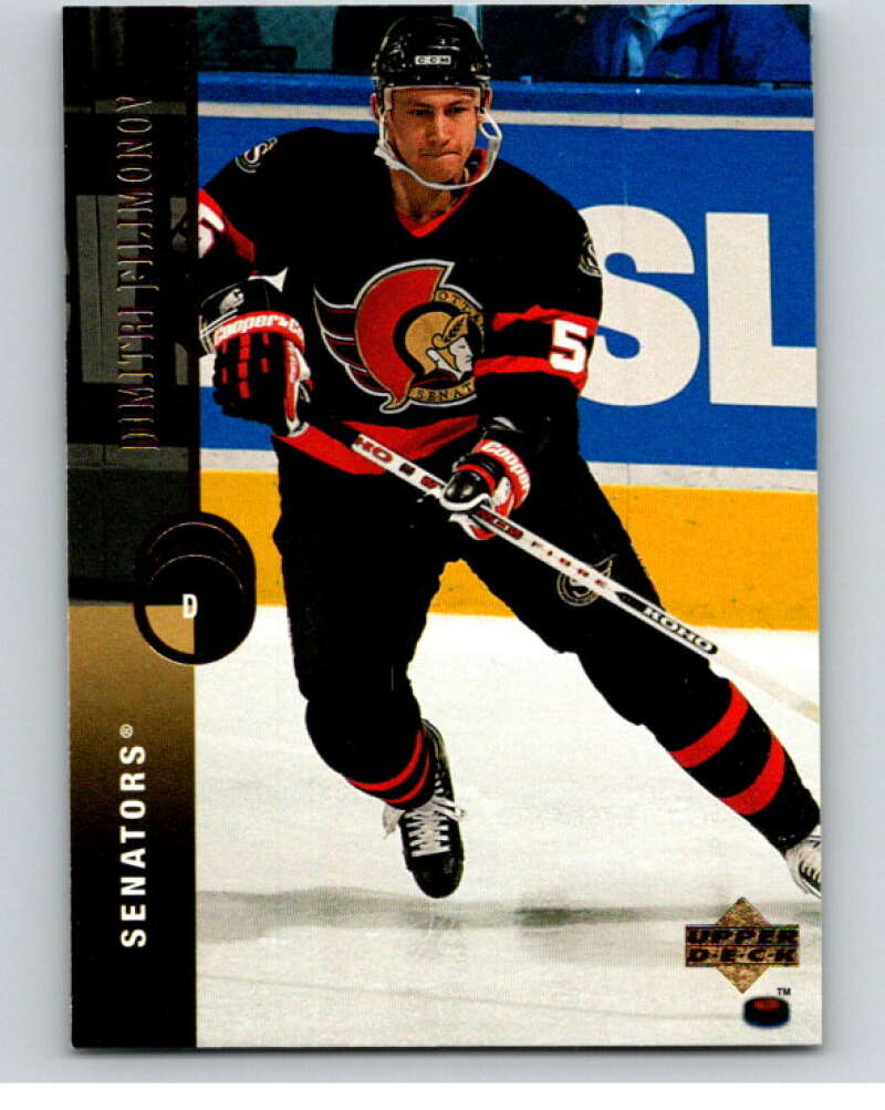 1994-95 Upper Deck #178 Dmitri Filimonov  Ottawa Senators  V90573 Image 1