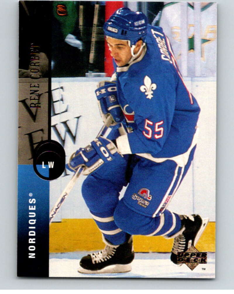1994-95 Upper Deck #179 Rene Corbet  Quebec Nordiques  V90574 Image 1