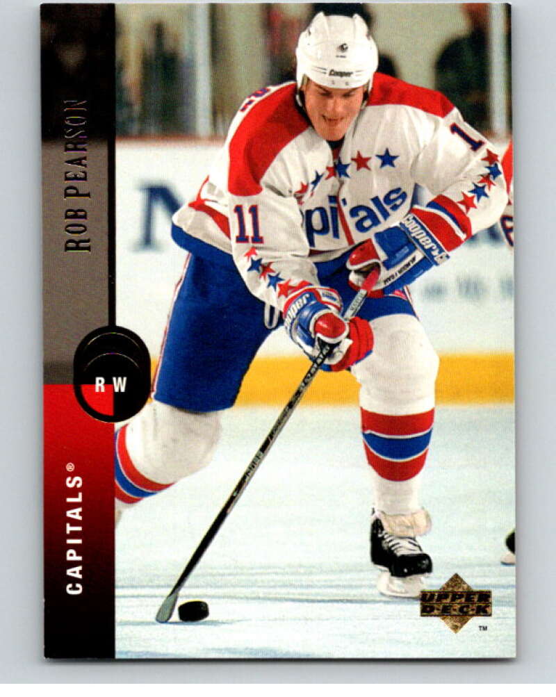 1994-95 Upper Deck #180 Rob Pearson  Washington Capitals  V90575 Image 1