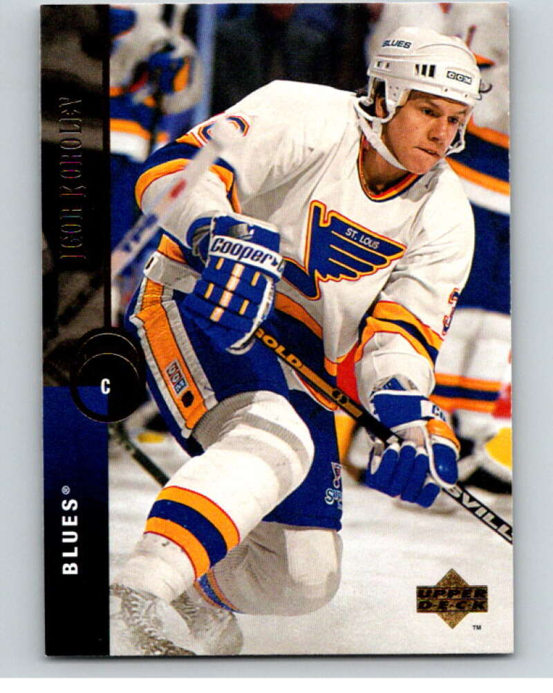 1994-95 Upper Deck #184 Igor Korolev  St. Louis Blues  V90579 Image 1