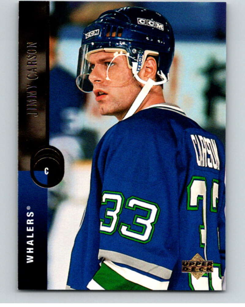 1994-95 Upper Deck #198 Jimmy Carson  Hartford Whalers  V90593 Image 1