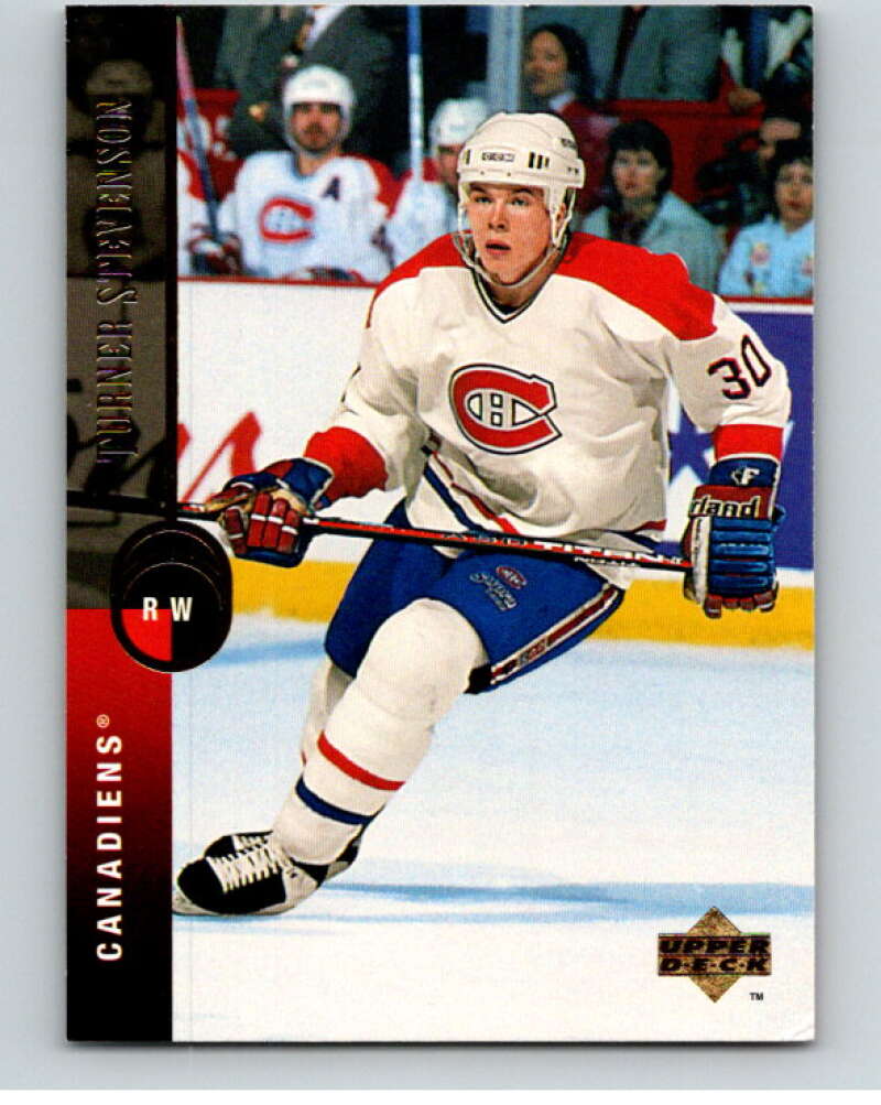 1994-95 Upper Deck #221 Turner Stevenson  Montreal Canadiens  V90616 Image 1