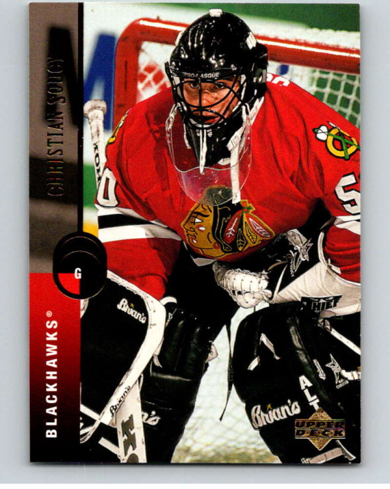 1994-95 Upper Deck #223 Christian Soucy  RC Rookie Chicago Blackhawks  V90618 Image 1