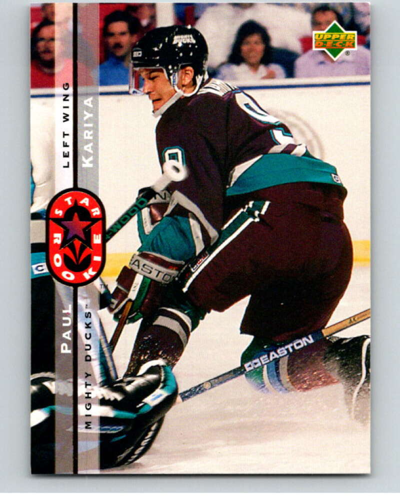 1994-95 Upper Deck #235 Paul Kariya SR  RC Rookie Anaheim Ducks  V90630 Image 1