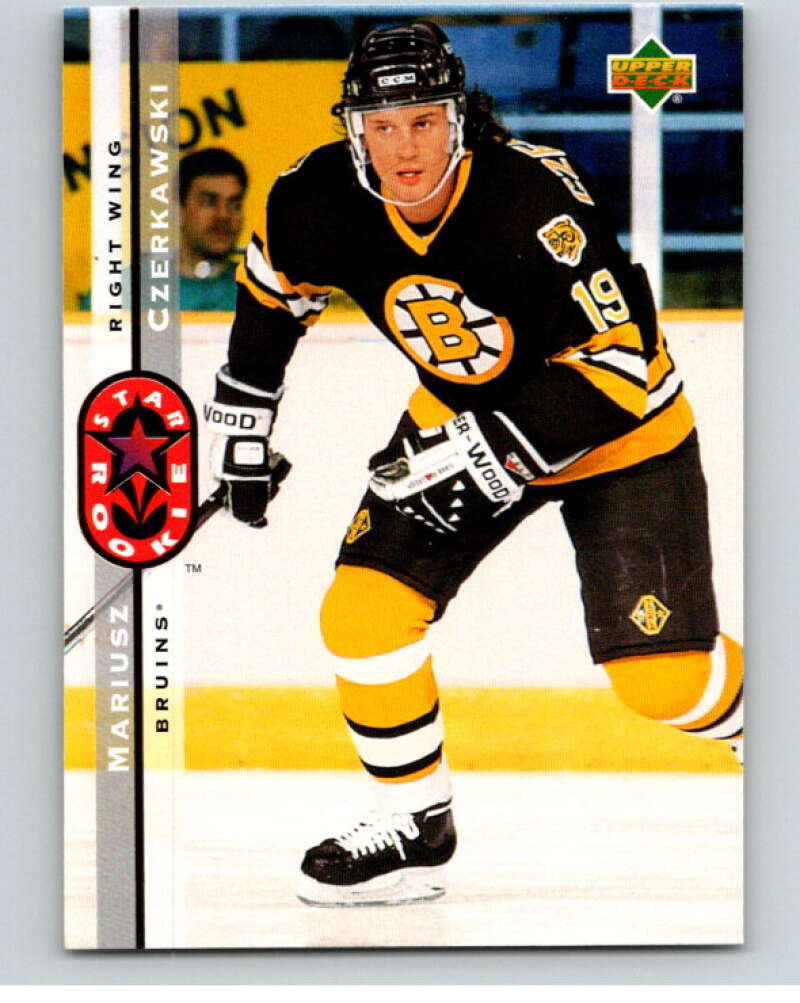 1994-95 Upper Deck #239 Mariusz Czerkawski SR  RC Rookie Boston Bruins  V90634 Image 1