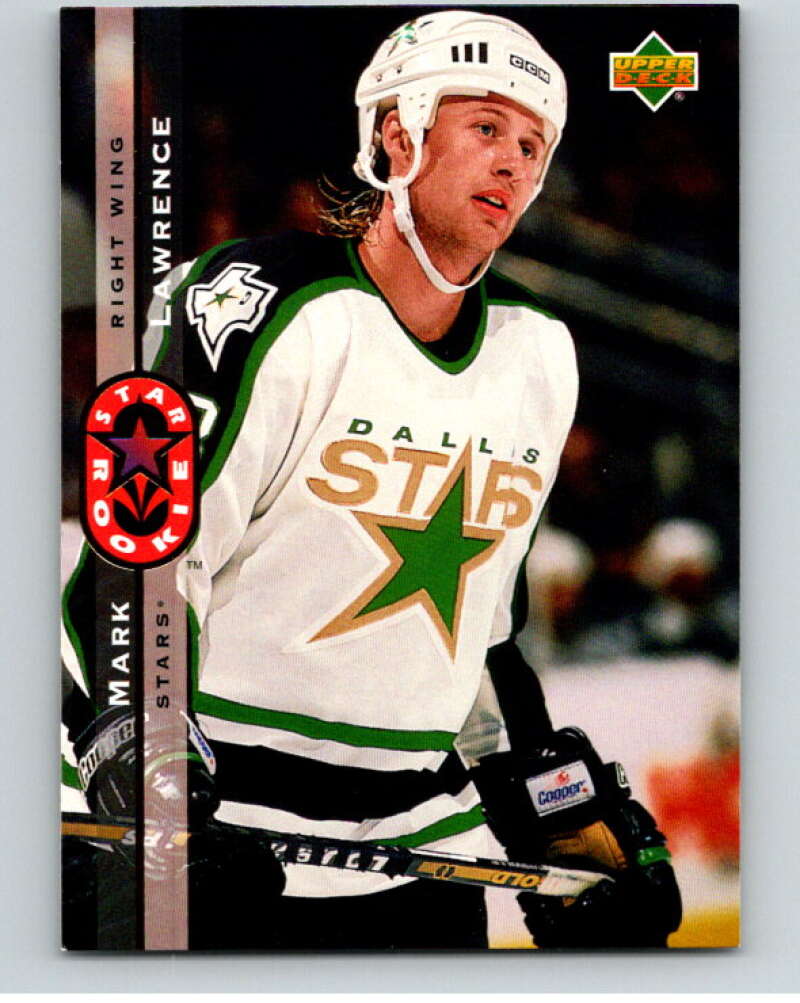 1994-95 Upper Deck #260 Mark Lawrence SR  RC Rookie Dallas Stars  V90655 Image 1