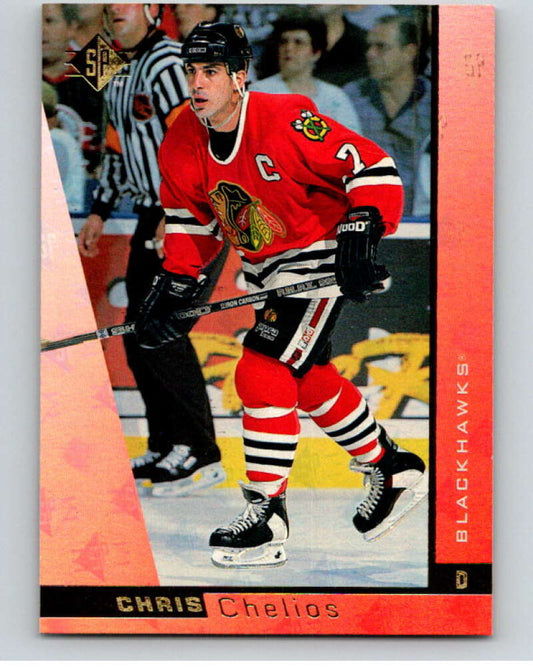 1996-97 SP Hockey #27 Chris Chelios  Chicago Blackhawks  V90966 Image 1