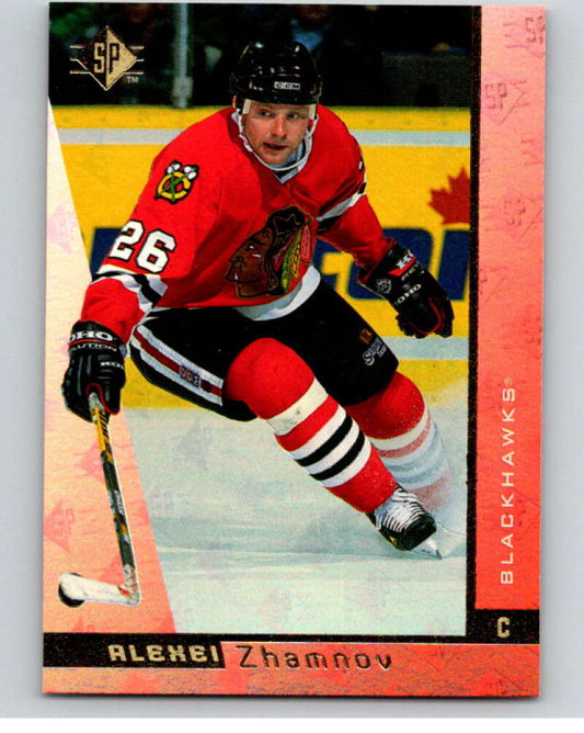 1996-97 SP Hockey #30 Alexei Zhamnov  Chicago Blackhawks  V90969 Image 1